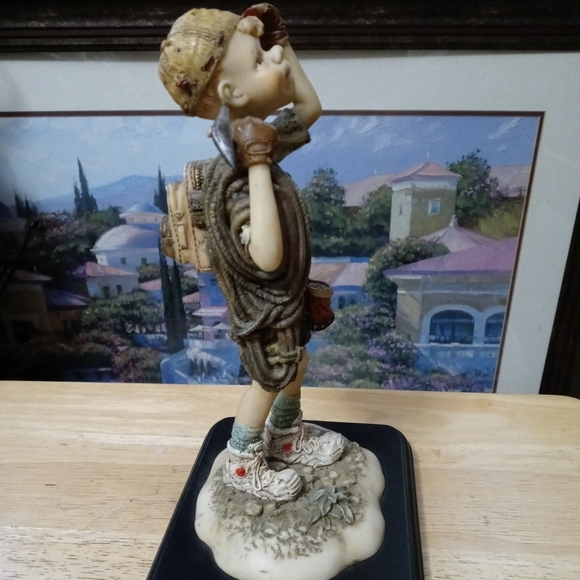 THE BEACHCOMERS COASTAL⛵🐧10.5",LIFE RESIN FIGURINE 1989 DECOR. - Picture 7 of 16